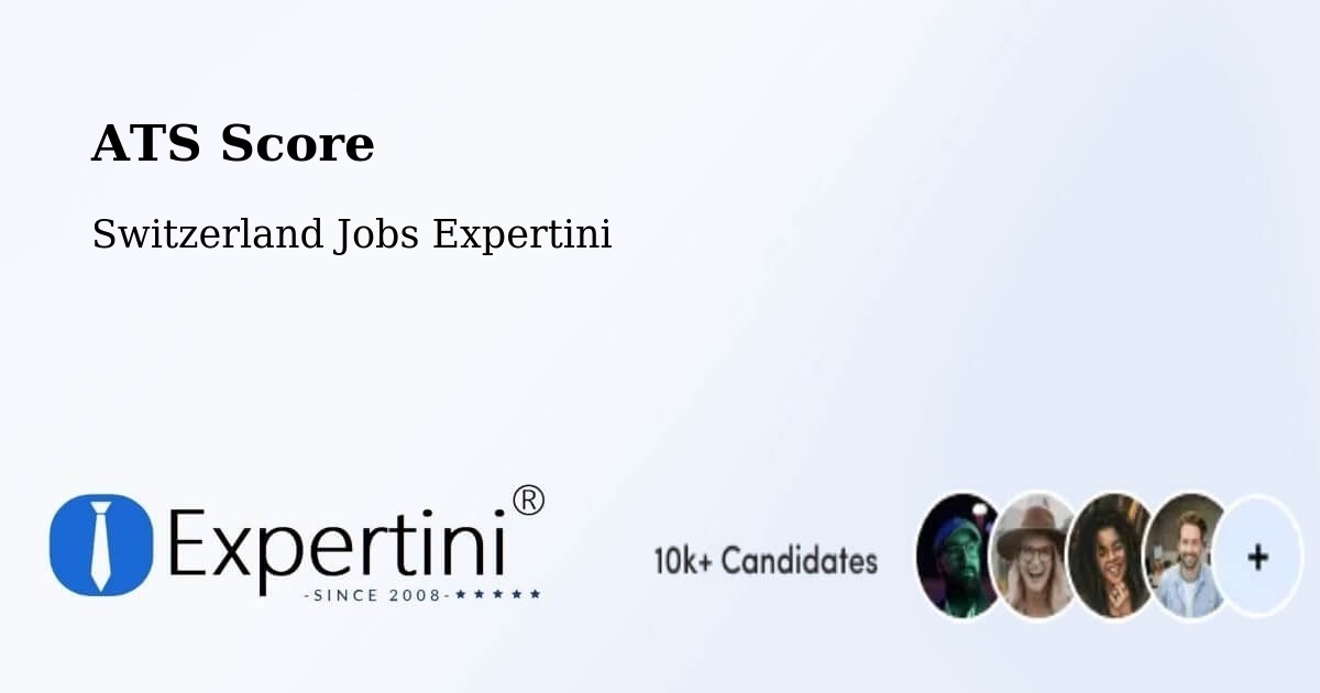 Resume ATS Score & Job Description Match Tool – Bubikon - Switzerland Jobs Expertini