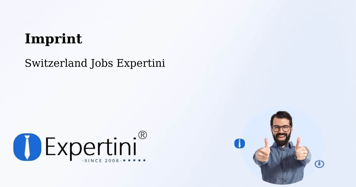 Imprint – Bubikon - Switzerland Jobs Expertini
