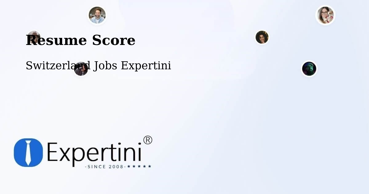 Resume Score & Job Description Match Tool – Bubikon - Switzerland Jobs Expertini